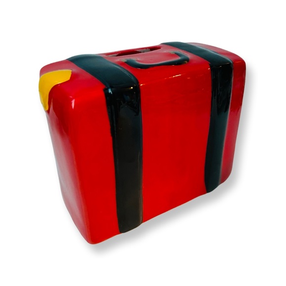 Ceramic “Trip Money” Coins Piggy Bank 4” by 3.5” - Picture 2 of 2